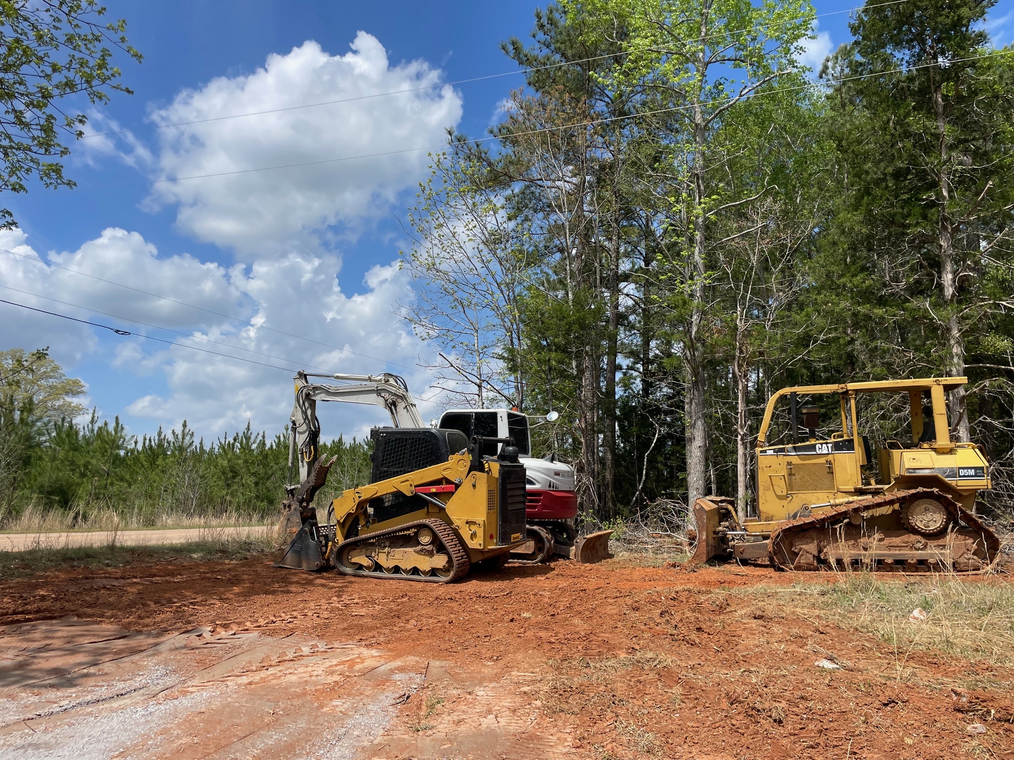 Land clearing project completed by County Line Land Management.